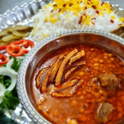 چلو خورشت قیمه