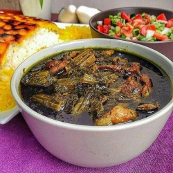 چلو خورشت کرفس